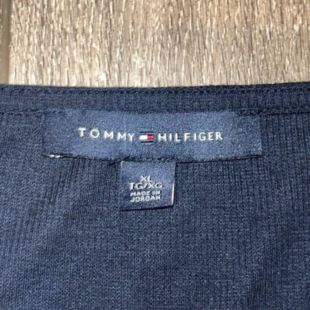 Tommy Hilfiger Women's Navy Blue Long Sleeve Shirt Size XL - Picture 3 of 5